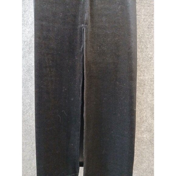 Vintage All That Jazz Womens Maxi Dress Size M Black Witchy Y2K Vamp Goth Velvet - Picture 7 of 9